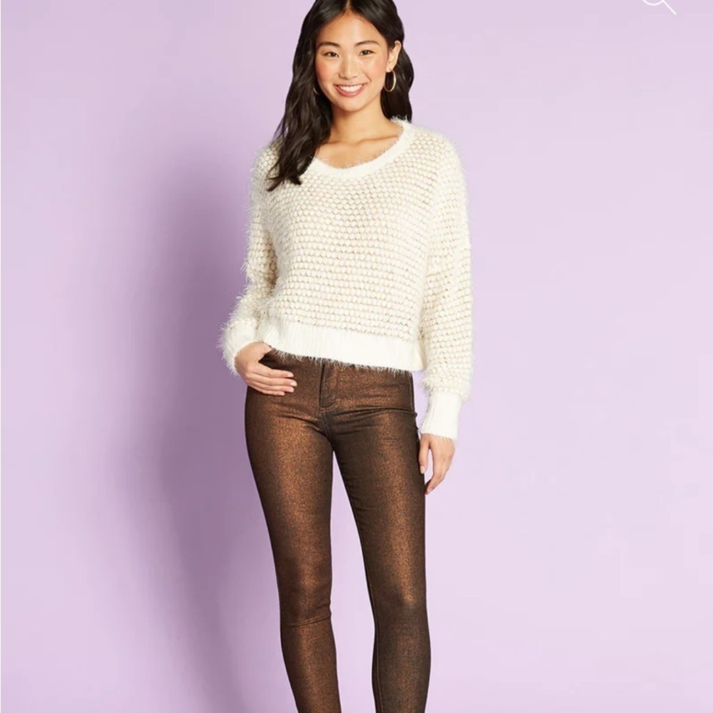 Modcloth Nipping at Your Nose Cropped Sweater